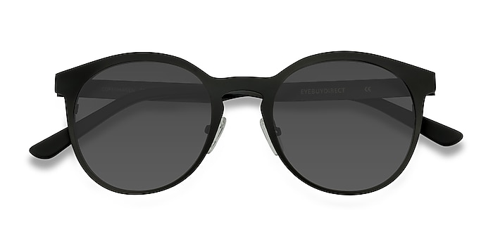 Matte Black Copenhagen -  Vintage Metal Sunglasses