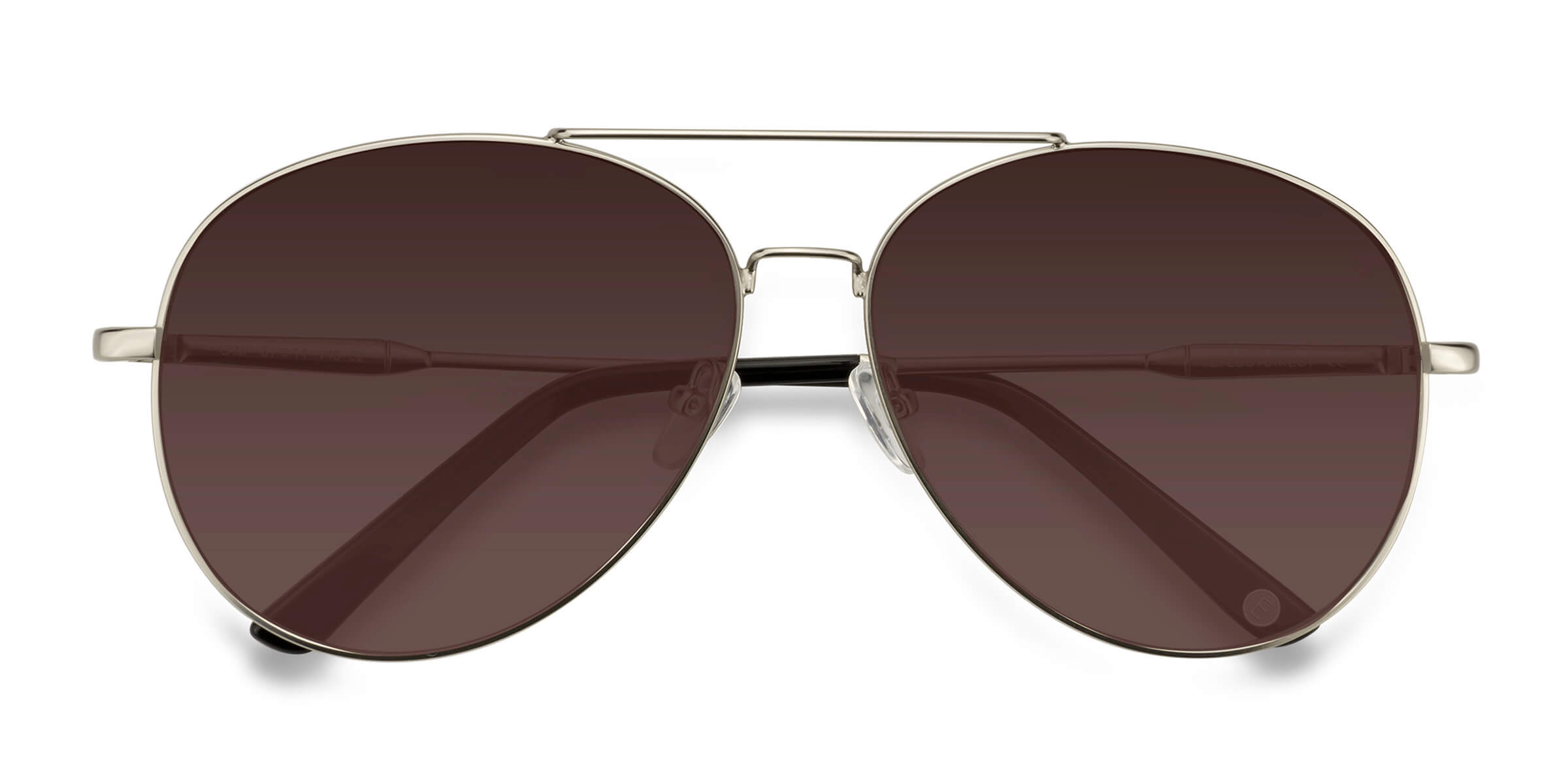 Unisex s aviator Matte Silver Metal Prescription sunglasses - Eyebuydirect s Camp