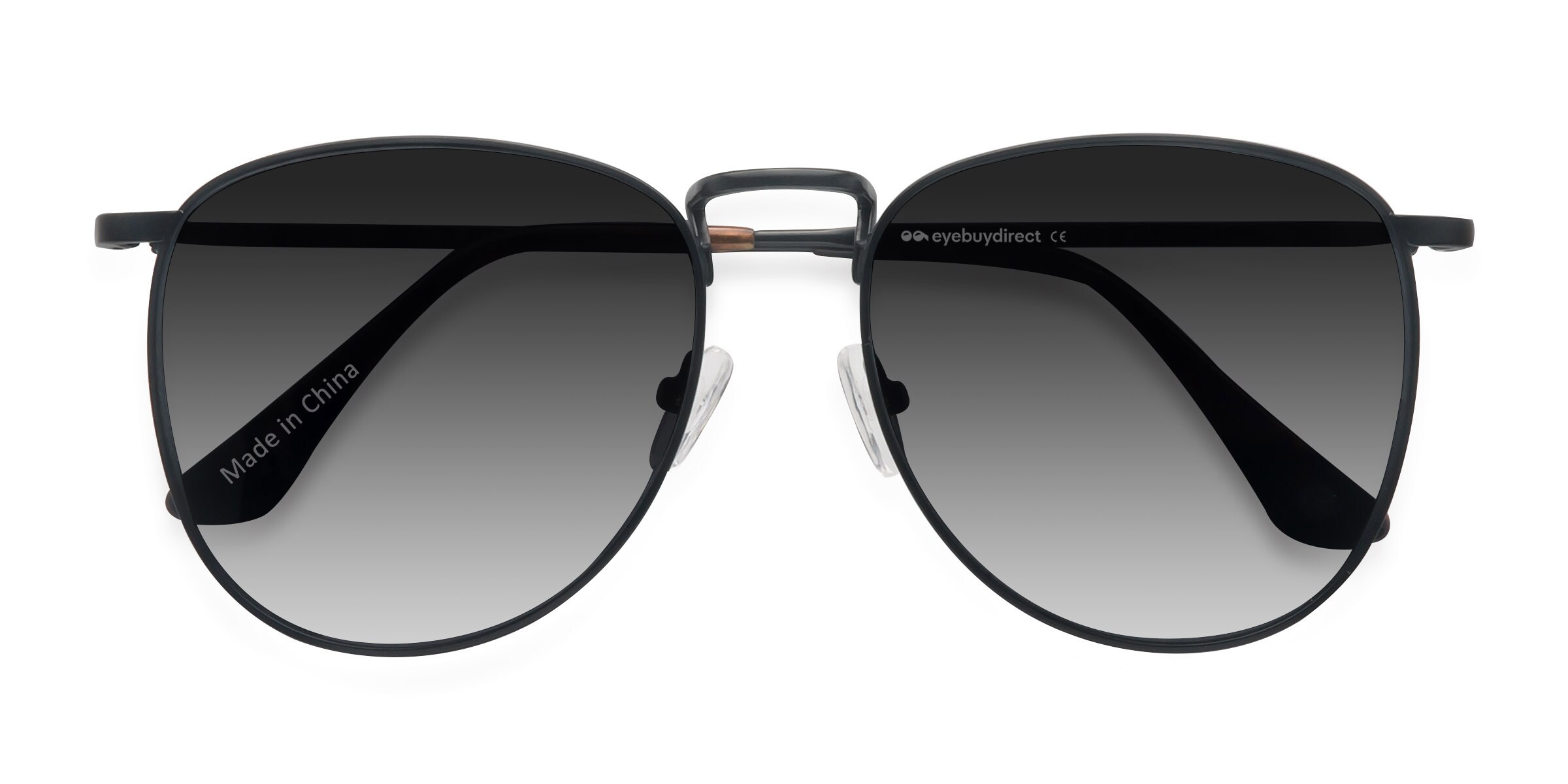 Fume - Boldly Black Aviator Shades | EyeBuyDirect