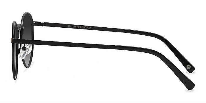 Rex Matte Black Metal Sunglass Frames from EyeBuyDirect
