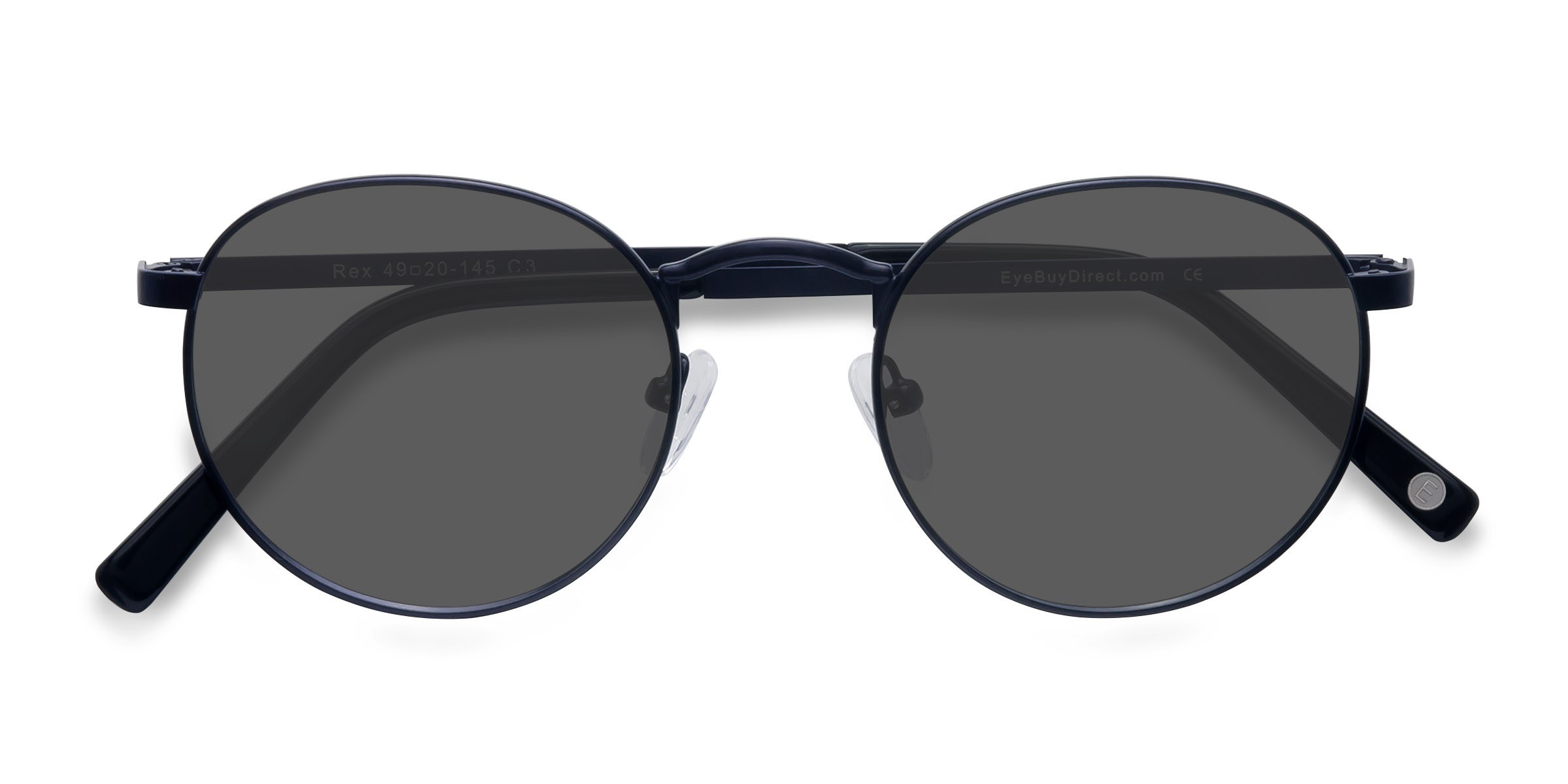Unisex s round Metal Prescription sunglasses - Eyebuydirect s Rex