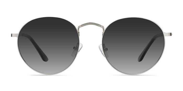 Disclosure Silver Metal Sunglass Frames from EyeBuyDirect