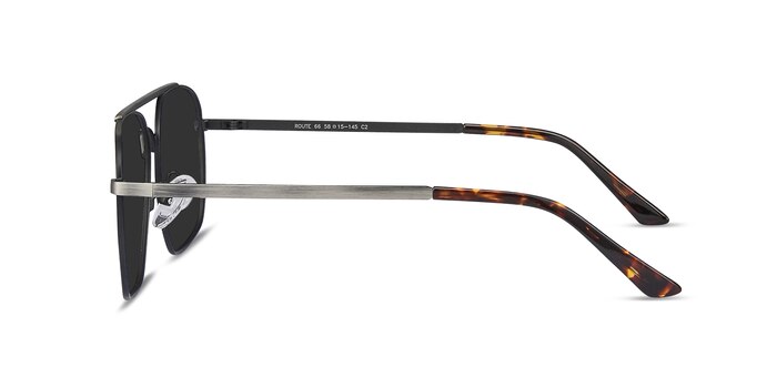 Route 66 Gunmetal Metal Sunglass Frames from EyeBuyDirect