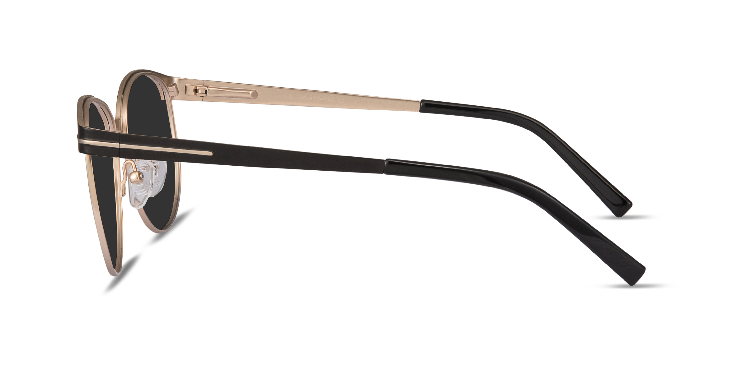 Maui - Round Black Frame Prescription Sunglasses | Eyebuydirect