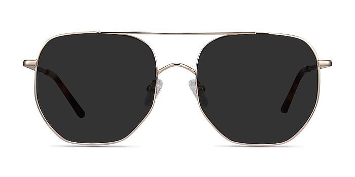 Impossible Golden Metal Sunglass Frames from EyeBuyDirect