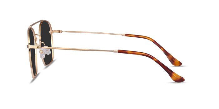 Itza Golden Metal Sunglass Frames from EyeBuyDirect