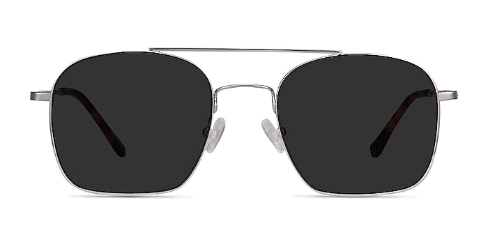 Itza Silver Metal Sunglass Frames from EyeBuyDirect