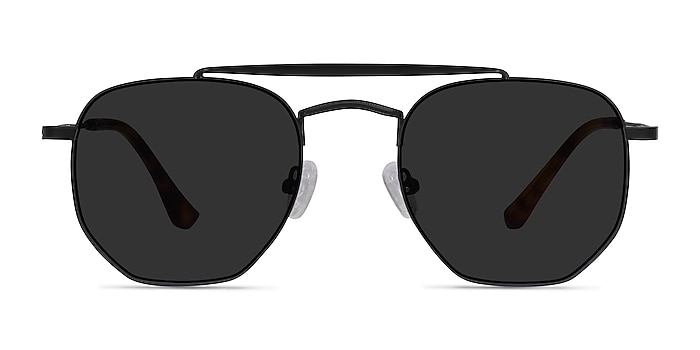 Venture Black Metal Sunglass Frames from EyeBuyDirect
