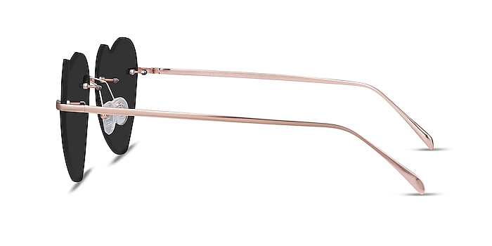 Sun Amore Rose Gold Metal Sunglass Frames from EyeBuyDirect