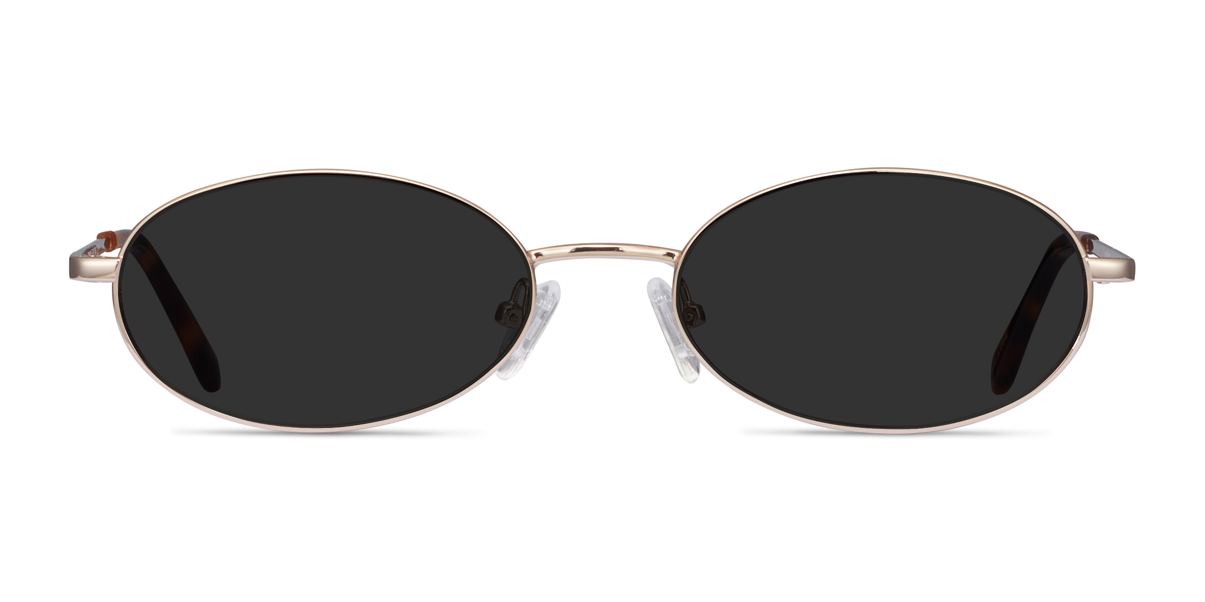 Graham - Oval Gold Frame Prescription Sunglasses | Eyebuydirect