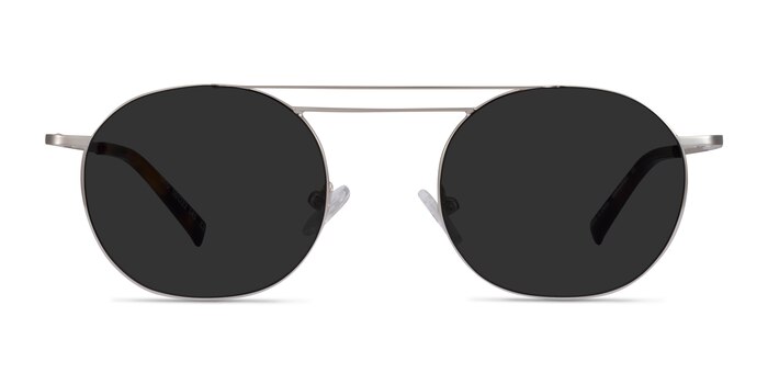 Lito - Aviator Silver Frame Prescription Sunglasses | Eyebuydirect