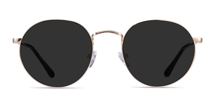 Disclosure Gold Metal Sunglass Frames from EyeBuyDirect