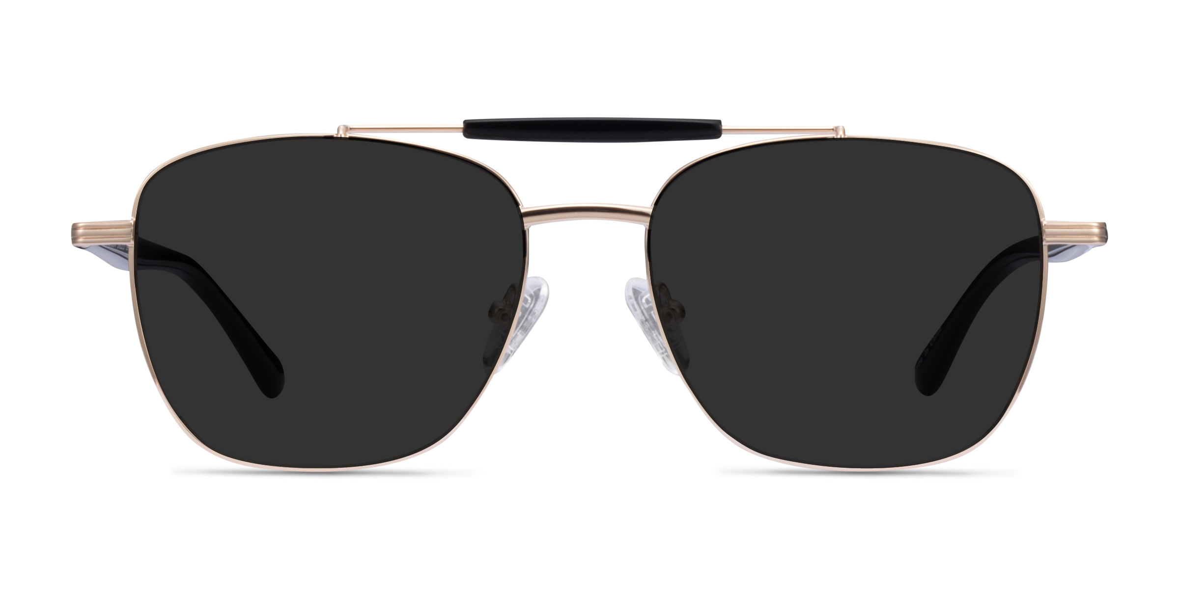 Jackson Aviator Gold Black Frame Sunglasses For Men Eyebuydirect