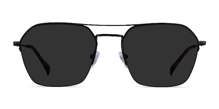 Decade Black Metal Sunglass Frames from EyeBuyDirect