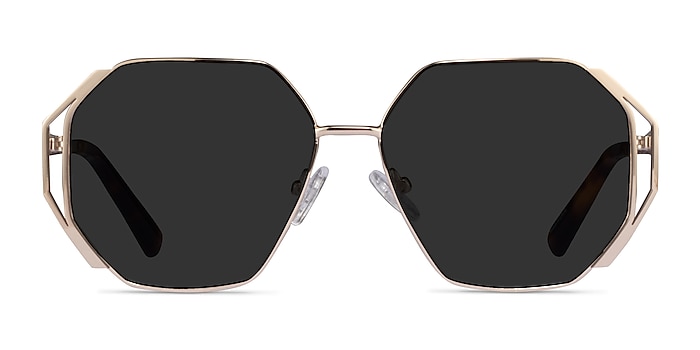 Obscura Gold Metal Sunglass Frames from EyeBuyDirect