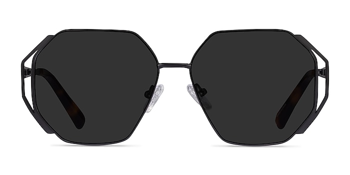 Obscura Matte Black Metal Sunglass Frames from EyeBuyDirect