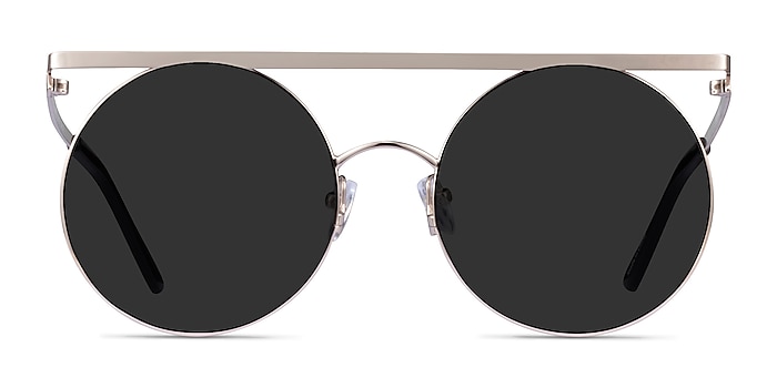 Lineal Silver Metal Sunglass Frames from EyeBuyDirect