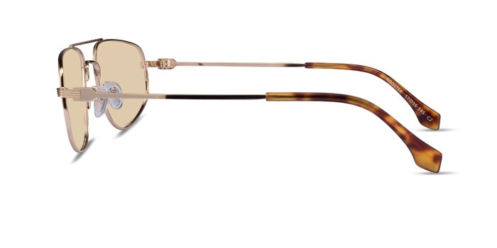 Rooster Shiny Gold Metal Sunglass Frames from EyeBuyDirect
