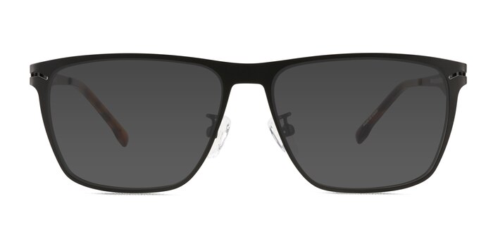 Geoff Matte Black Metal Sunglass Frames from EyeBuyDirect