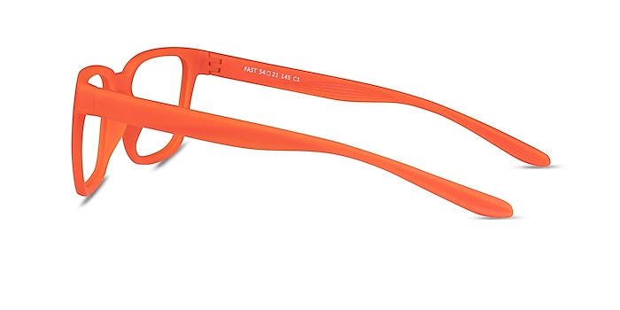 Fast Matte Orange Plastic Eyeglass Frames from EyeBuyDirect