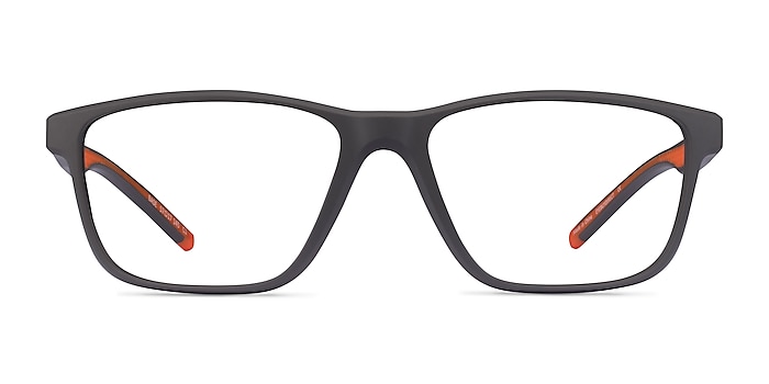 Base Gray Orange Plastic Eyeglass Frames from EyeBuyDirect