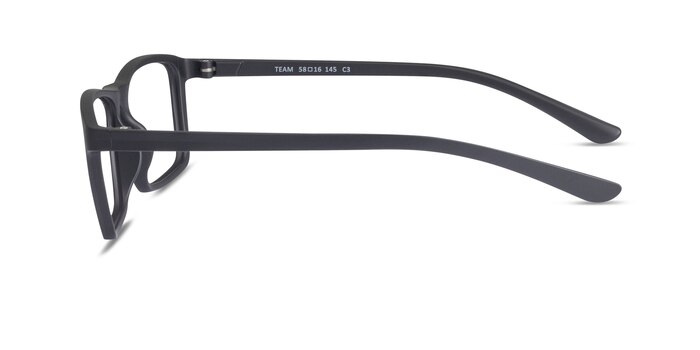 Team Matte Black Plastique Montures de lunettes de vue d'EyeBuyDirect