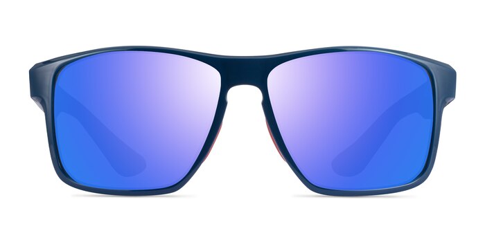 Running Blue Red Plastic Sunglass Frames from EyeBuyDirect
