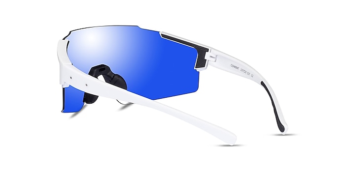 Combat White Plastic Sunglass Frames from EyeBuyDirect