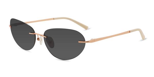Rose Gold Drayton -  Metal Sunglasses
