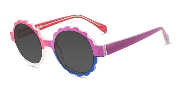 Multicolor Keep Glowing -  Plastic Sunglasses