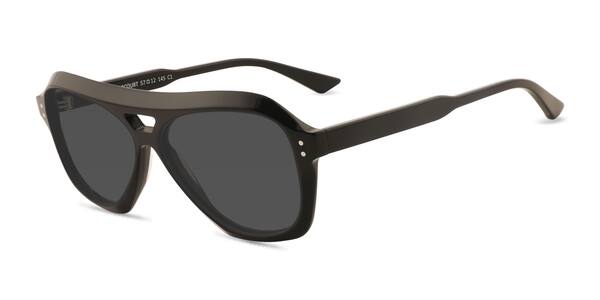 Black Harcourt -  Acetate Sunglasses