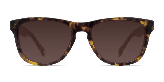 Malibu - Square Brown & Tortoise Frame Prescription Sunglasses ...