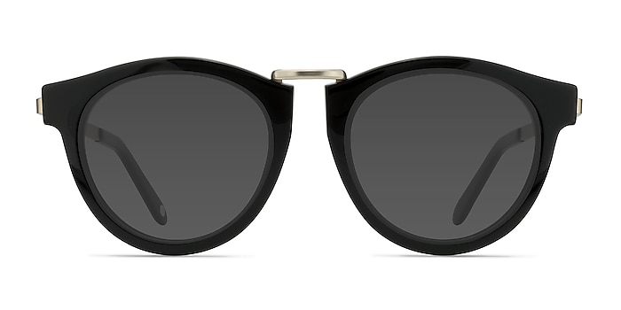 Milano Black Acetate Sunglass Frames from EyeBuyDirect