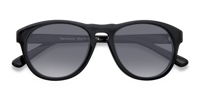 Black Barcelona -  Plastic Sunglasses