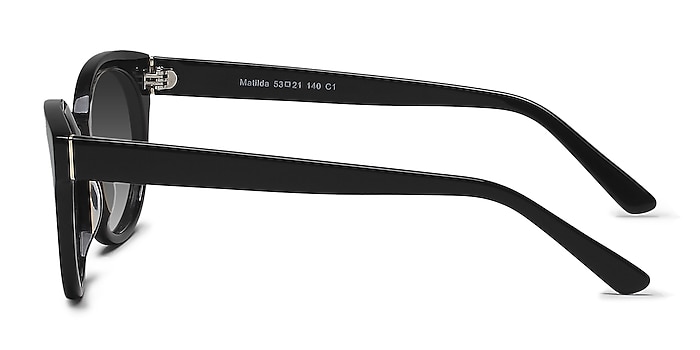 Matilda Black Acetate Sunglass Frames from EyeBuyDirect