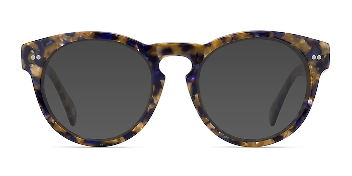 Penelope Blue/Tortoise Acetate Sunglass Frames from EyeBuyDirect