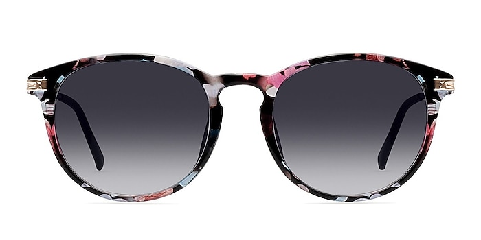 Monroe Pink/Floral Plastic-metal Sunglass Frames from EyeBuyDirect