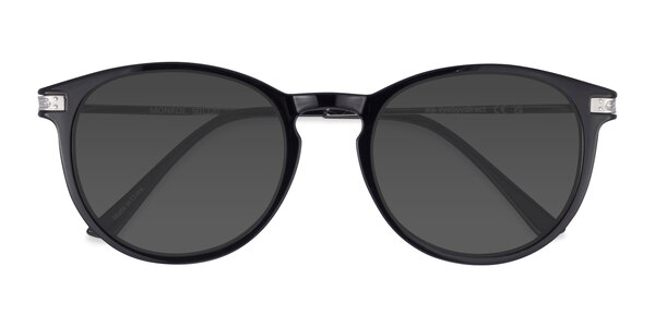 Monroe prescription sunglasses (Black Silver)