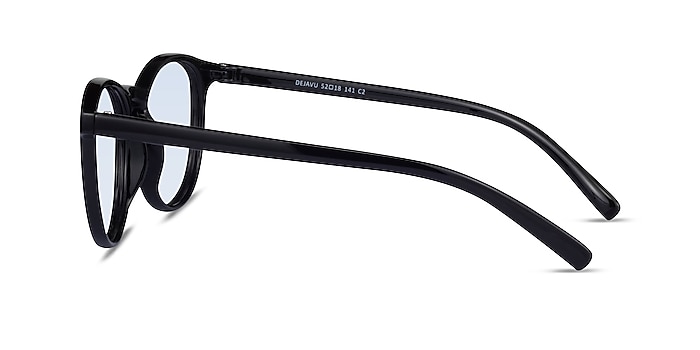Deja Vu Black Plastic Sunglass Frames from EyeBuyDirect