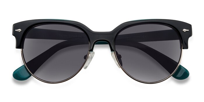 Black Carven -  Vintage Plastic Sunglasses