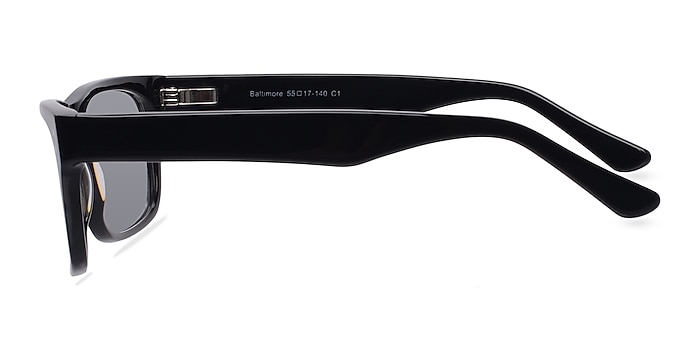 Baltimore  Black  Acetate Sunglass Frames from EyeBuyDirect
