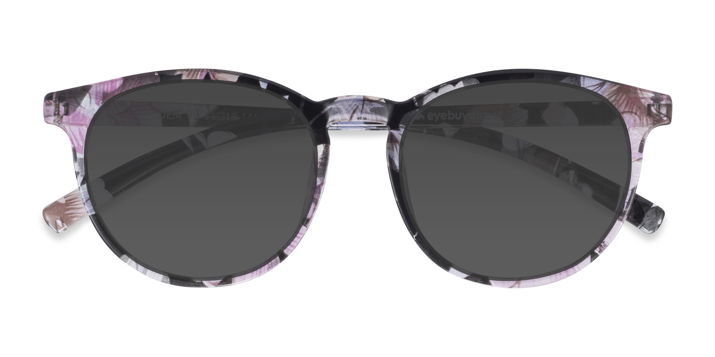 Female s roundFloral Plastic Prescription sunglasses - Eyebuydirect s Deja Vu