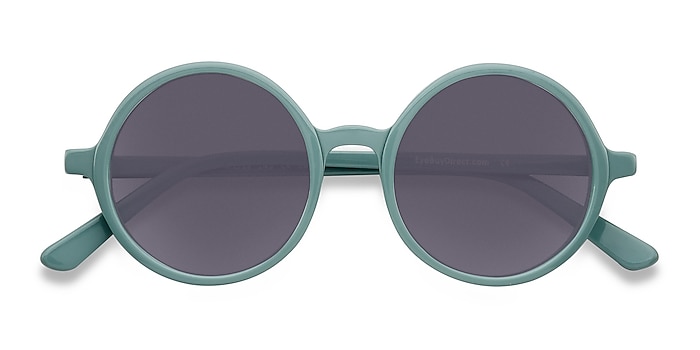 Green Alena -  Vintage Acetate Sunglasses