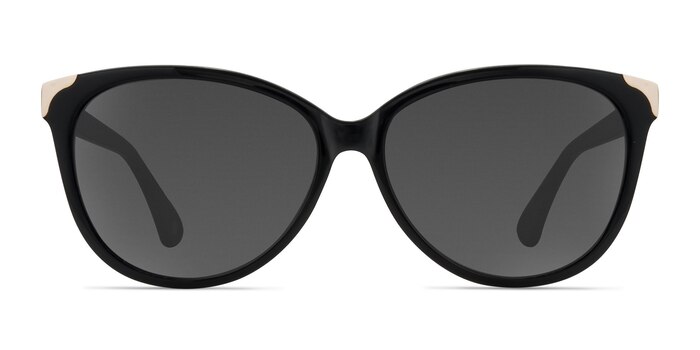 Lima Black Acetate Sunglass Frames from EyeBuyDirect
