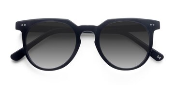 Jet Black Shadow -  Vintage Acétate Lunettes de soleil