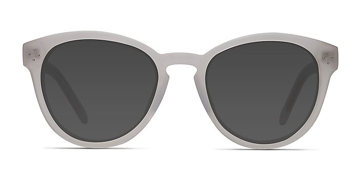 Augustine White Clear Acetate Sunglass Frames from EyeBuyDirect