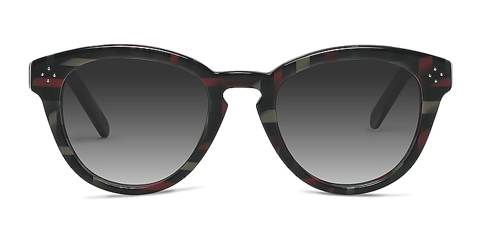 Augustine Floral Acetate Sunglass Frames from EyeBuyDirect