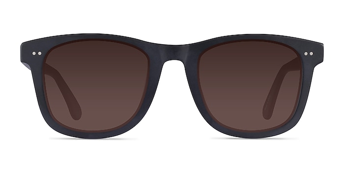 Nevada Matte Black Acetate Sunglass Frames from EyeBuyDirect