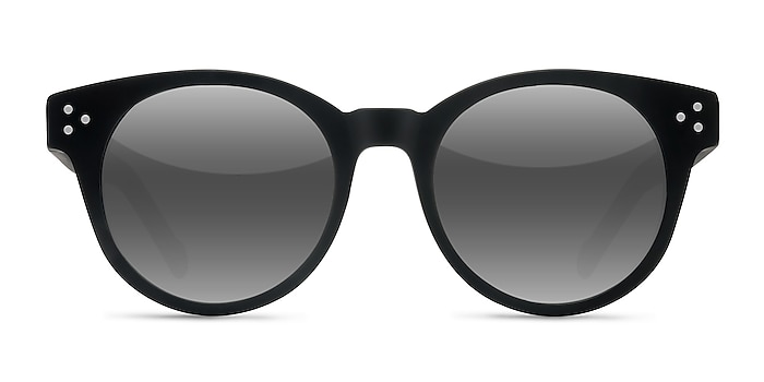 Minuit Matte Black Acetate Sunglass Frames from EyeBuyDirect