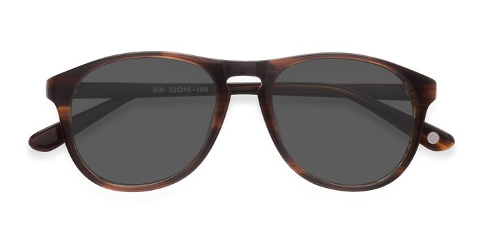 Brown Silt -  Acetate Sunglasses
